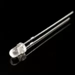 ال ای دی 3mm قرمز شیشه ای پایه بلند (بسته 20 عددی)