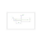 میخ پرچ آلومینیومی سایز 21×4 (بسته 20 عددی)