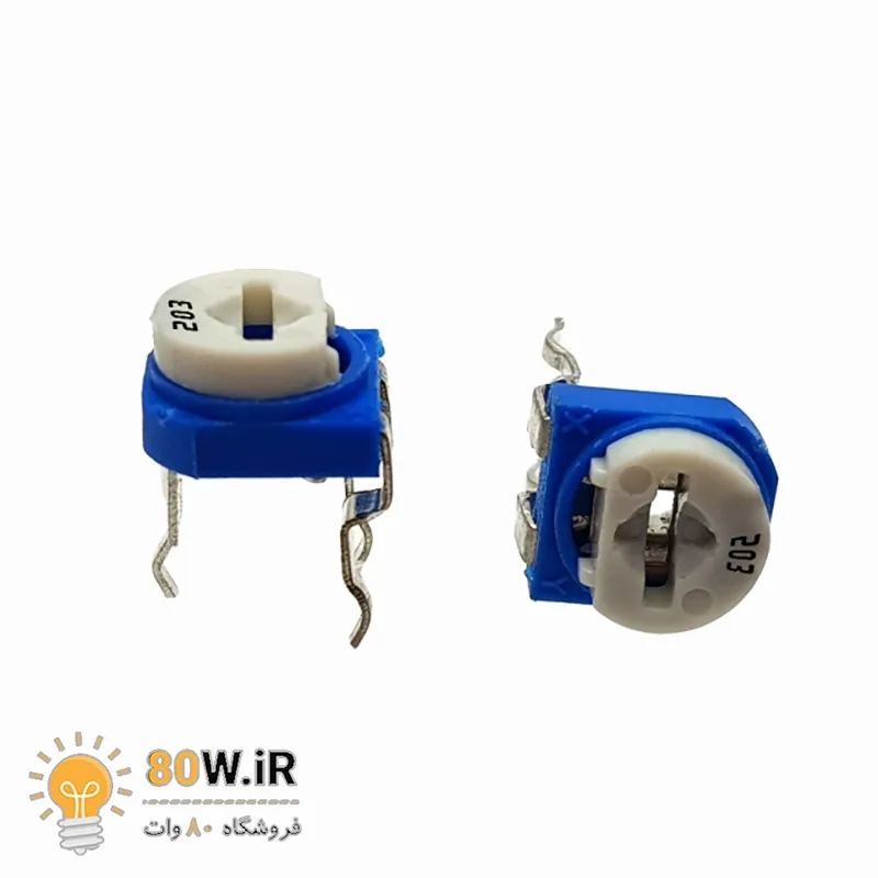 پتانسیومتر خوابیده پلاستیکی 20K