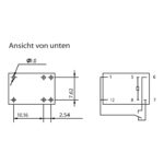رله مخابراتی 12V-3A بوبین وسط 6 پین مارک TIANBO