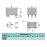 رله LIMING T73 JQC-3F-1C 12V-7A