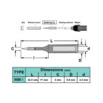 نوک هویه سر صاف سوزنی BEST 900M-T-I SMD