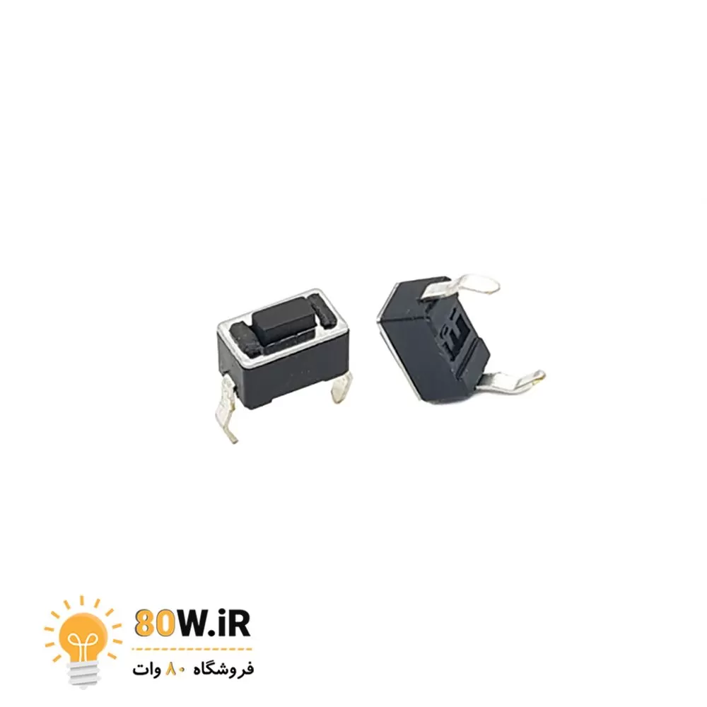 تک سوئیچ 3x6x4.3 2PIN (بسته 20 عددی)