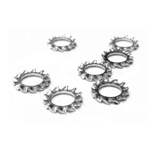 واشر دندانه دار M3 ( خورشیدی ) (بسته 20 عددی)