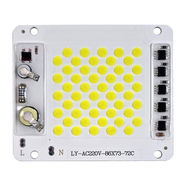 چیپ پروژکتور Ly 50 وات 220 ولت پفکی مهتابی