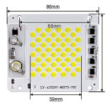 چیپ پروژکتور Ly 50 وات 220 ولت پفکی مهتابی