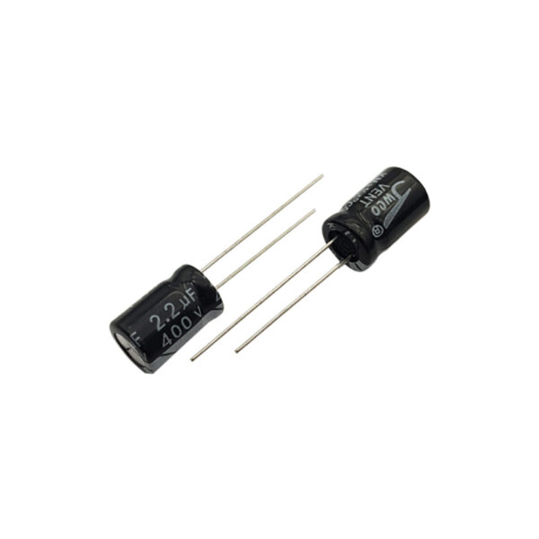 خازن الکترولیتی 2.2uF 400V (بسته 10 عددی)
