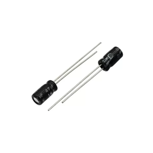 خازن الکترولیتی 47uF 16V (بسته 20 عددی)