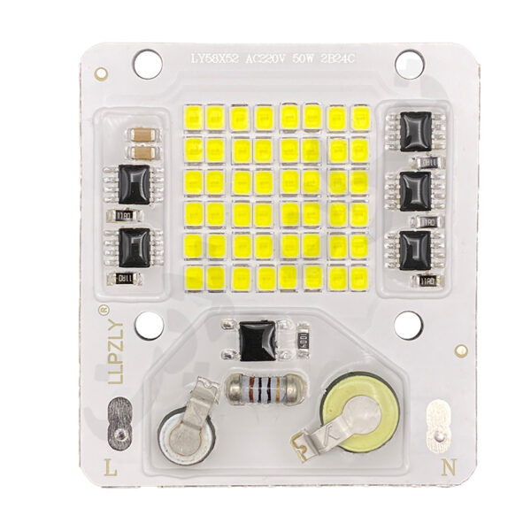 چیپ پروژکتور Ly 50 وات 220 ولت مهتابی
