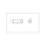 پیچ مغزی M3 x 3 (بسته 20 عددی)