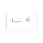 پیچ مغزی M4 x 6 (بسته 20 عددی)