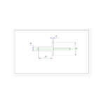 پرچ گل پهن 21*5 (بسته 5 عددی)