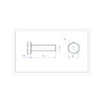 پیچ آچاری تمام دنده M4 x 10 (بسته 10 عددی)