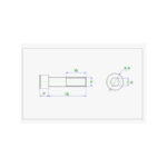 پیچ آلنی M3 x 15 (بسته 10 عددی)