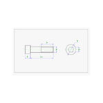 پیچ آلنی M4 x 10 (بسته 10 عددی)