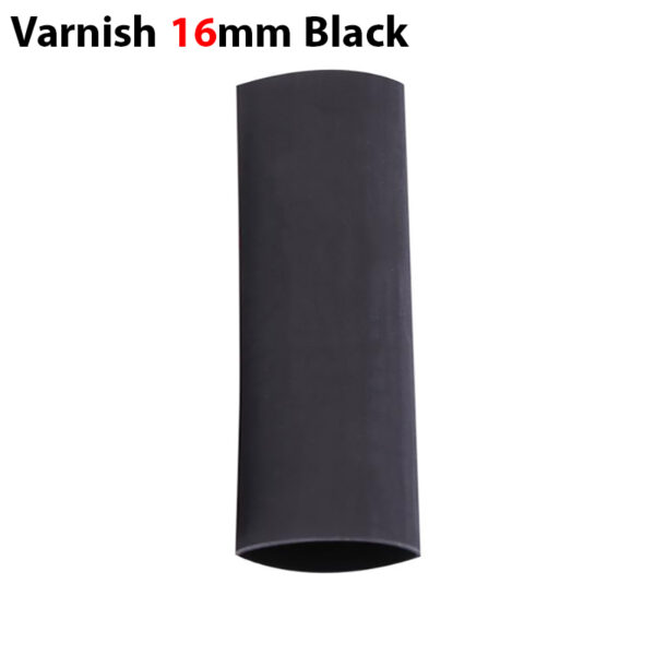وارنیش حرارتی سایز 16mm مشکی (یک متر)