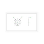 واشر فلزی M4 18mm (بسته 20 عددی)