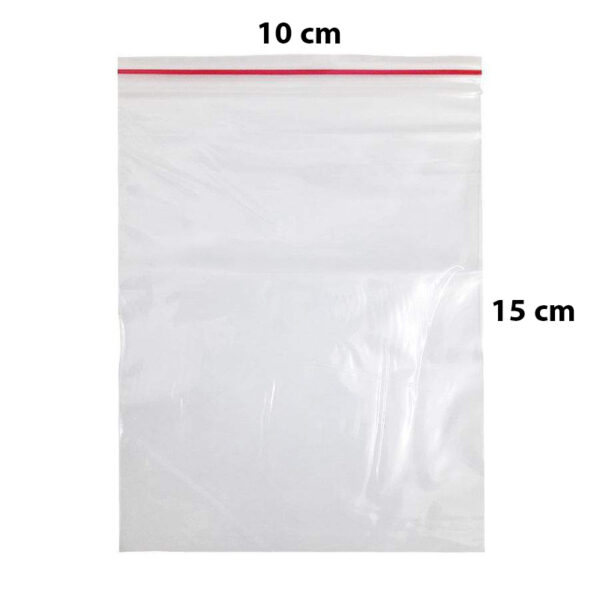 کیسه زیپ دار سایز 10x15 بسته 10 عددی (زیپ کیپ Zip Kip)