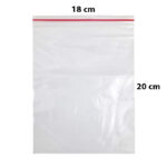 کیسه زیپ دار سایز 18x20 بسته 10 عددی (زیپ کیپ Zip Kip)