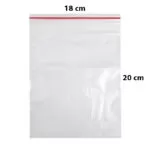 کیسه زیپ دار سایز 18x20 بسته 10 عددی (زیپ کیپ Zip Kip)