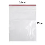 کیسه زیپ دار سایز 20x25 بسته 5 عددی (زیپ کیپ Zip Kip)