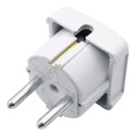 دوشاخه برق سیار پشت مربعی