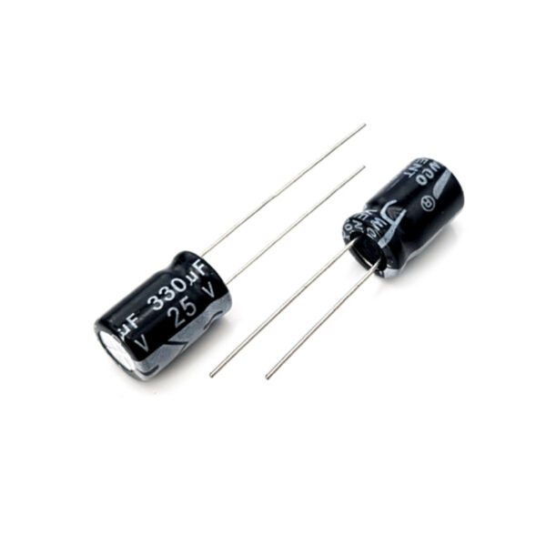 خازن الکترولیتی 330uF 25V (بسته 10 عددی)