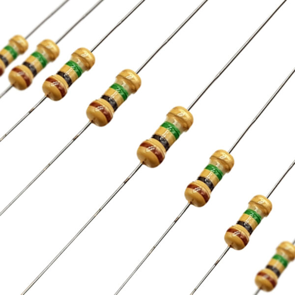 مقاومت 1 مگا اهم 1/4 وات | 1M (بسته 40 عددی)