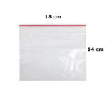 کیسه زیپ دار سایز 14x18 (بسته 10 عددی) (زیپ کیپ Zip Kip)