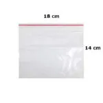 کیسه زیپ دار سایز 14x18 (بسته 10 عددی) (زیپ کیپ Zip Kip)