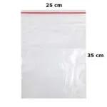 کیسه زیپ دار سایز 25x35 (بسته 5 عددی) (زیپ کیپ Zip Kip)