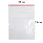کیسه زیپ دار سایز 25x35 (بسته 5 عددی) (زیپ کیپ Zip Kip)