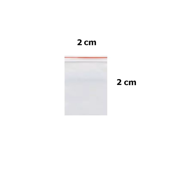 کیسه زیپ دار سایز 2x2 (بسته 20 عددی) (زیپ کیپ Zip Kip)