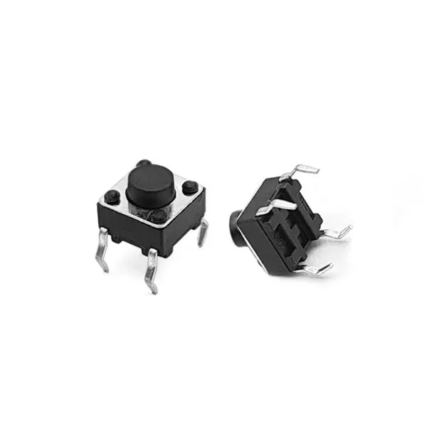 تک سوئیچ 6x6x5 4PIN (بسته 20 عددی)