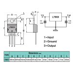 رگولاتور ولتاژ 6V L7806CV پکیج TO-220