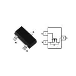 ماسفت Si2302 smd پکیج SOT-23 کد A2SHB