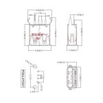 کانکتور USB A مادگی ایستاده