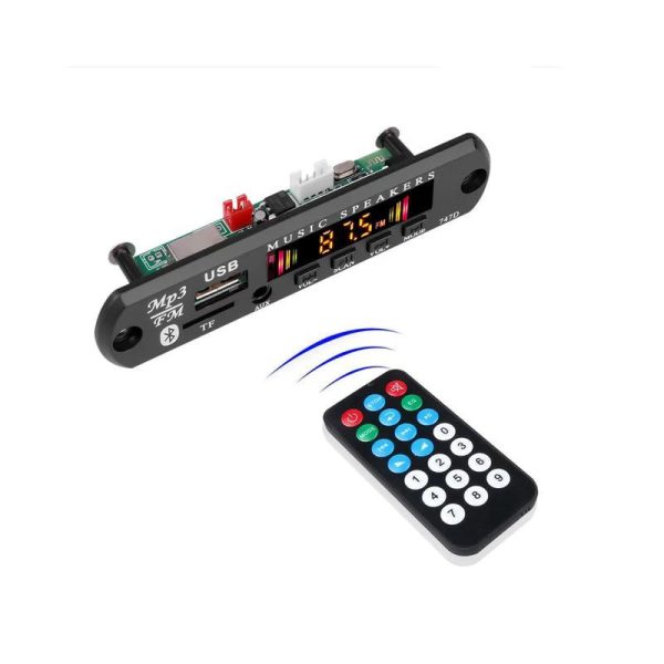 پخش کننده 12V پنلي MP3 با ريموت کنترل و بلوتوث