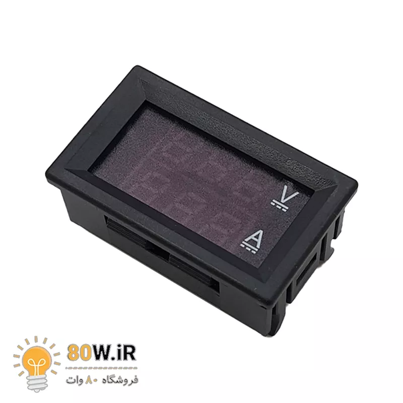 ولتمتر و آمپرمتر DC روپنلی 10 آمپر 100v قرمز