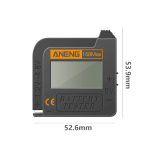 تستر باطری (باتری) دیجیتالی ANENG مدل BT168MAX