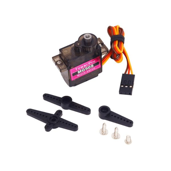 سروو موتور دنده فلزی 180 درجه MG90S