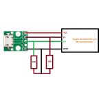 ماژول تبدیل micro usb به DIP