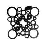 مجموعه 30 عددی واشر پلاستیکی آب بندی
