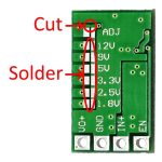 ماژول DC-DC کاهنده 3 آمپر MP2315 با خروجی 1.8 الی 12 ولت