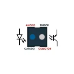 سنسور فرستنده گیرنده مادون قرمز سطحی CNY70