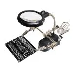 گیره مونتاژ ذره‌بین دار همراه با پایه هویه مدل TE-801