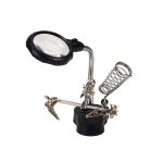 گیره مونتاژ ذره‌بین دار همراه با پایه هویه مدل TE-801