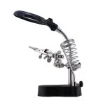 گیره مونتاژ ذره‌بین دار همراه با پایه هویه مدل TE-801