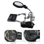 گیره مونتاژ ذره‌بین دار همراه با پایه هویه مدل TE-801