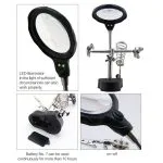 گیره مونتاژ ذره‌بین دار همراه با پایه هویه مدل TE-801